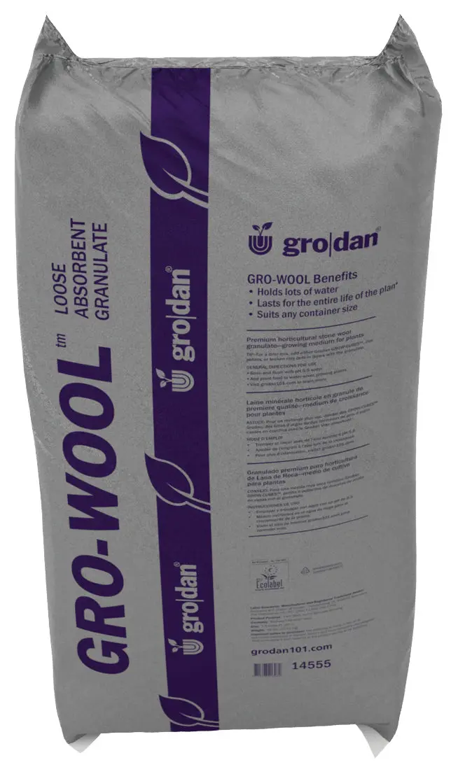 Gro-Wool Medium Water Absorbent Granulate, 3.5 Cu Ft 1