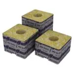 Grodan Delta 8 - 4 In Block 4 In X 4 In X 3 In W/ Hole (30/Cs) 1