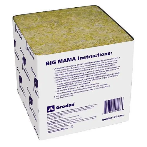 Grodan Improved Big Mama Block 8 In X 8 In X 8 In (18Ct) 1