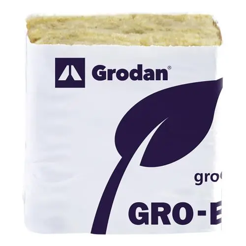 Grodan Improved Mm 40/40 6/15 Plugs, 1.5Inches X 1.5Inches X 1.5Inches, 15 Per Strip, 3 Strips Per Pack, Shrink Wrapped 1