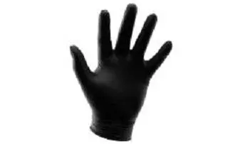 Grower's Edge Black Powder Free Diamond Textured Nitrile Gloves 6 Mil - Large (100/Box) 1