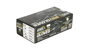 Grower's Edge Black Powder Free Nitrile Gloves 1