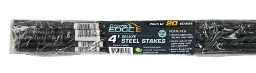 Grower's Edge Deluxe Steel Stake 5/16 In Diameter 4 Ft (20/Bag) 1