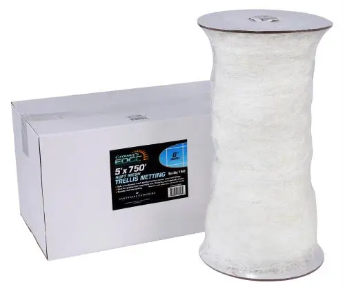 Grower's Edge Soft Mesh Trellis Netting Bulk Roll 5 Ft X 750 Ft W/ 6 In Squares 1