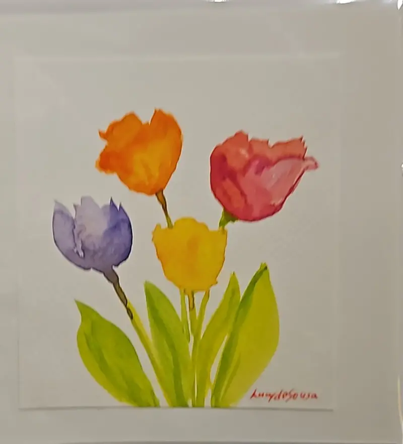 Hand Painted Cards By Lucy 1