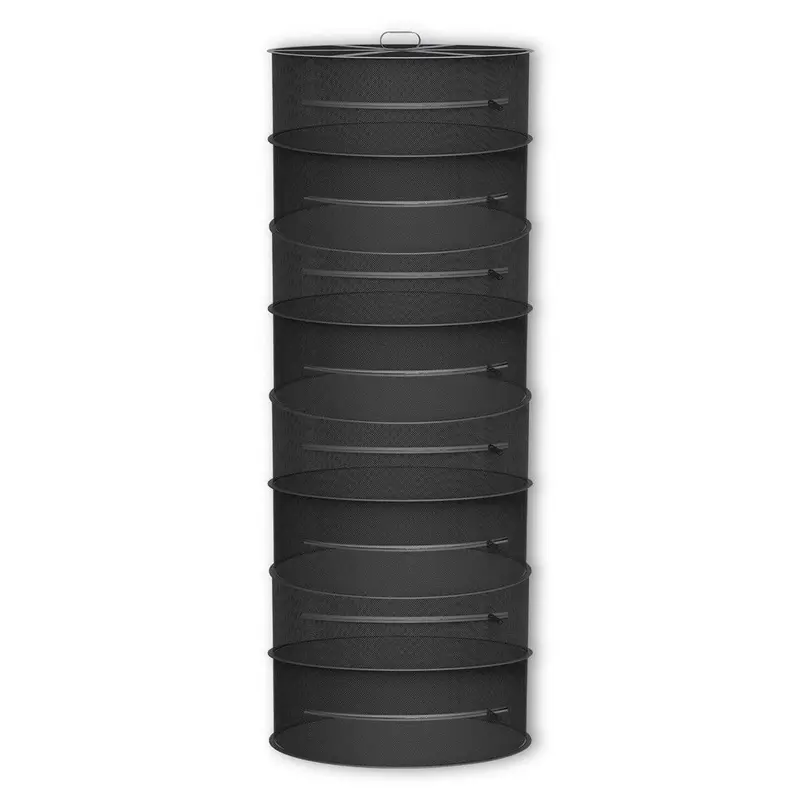 Hanging Herb Drying Rack, 24 In. Diameter, Eight Tiers 1
