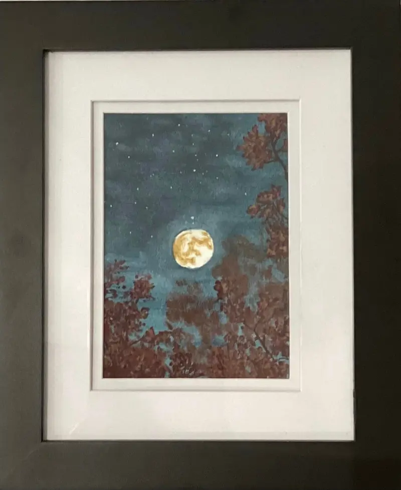 Harvest Moon - Original Painting By Leith Channen 1