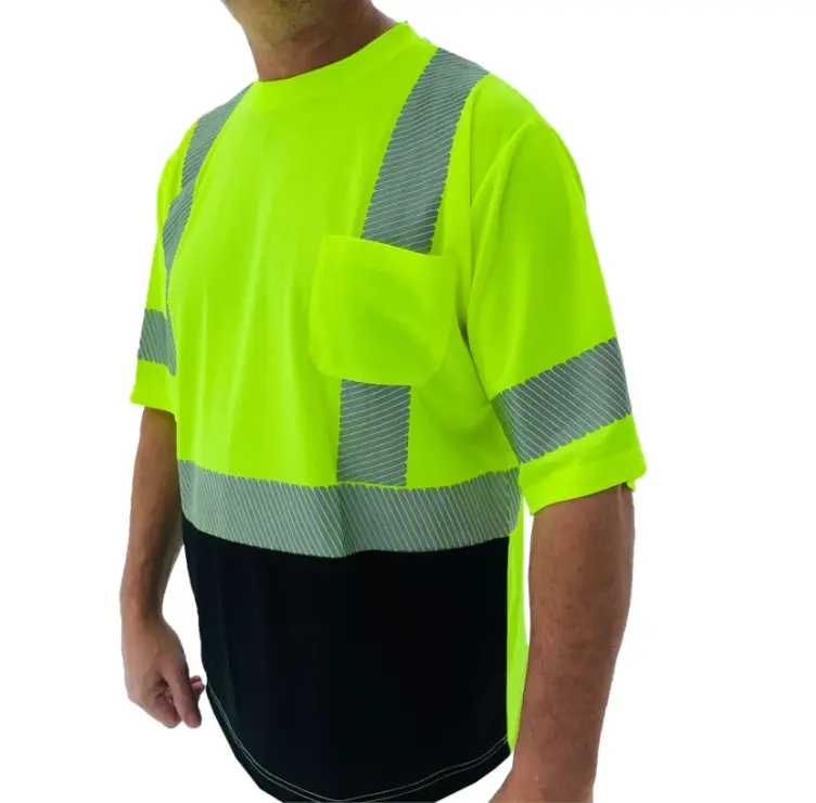 Hi-Vis Class 3 Short Sleeve Safety Shirt 1