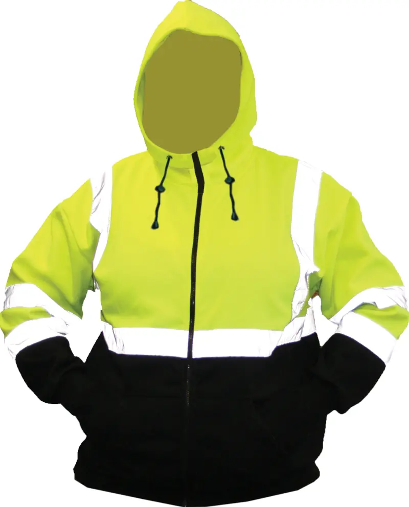 Hi-Vis Class 3 Zip Hoodie 1