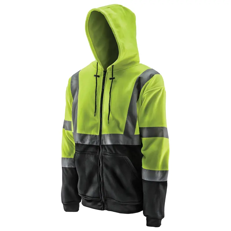 Hi-Viz Yellow Pro Hoodie 1