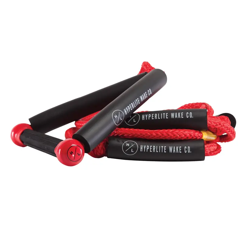 Hyperlite 25' Surf Rope & Handle Combo 2025 - Red 1