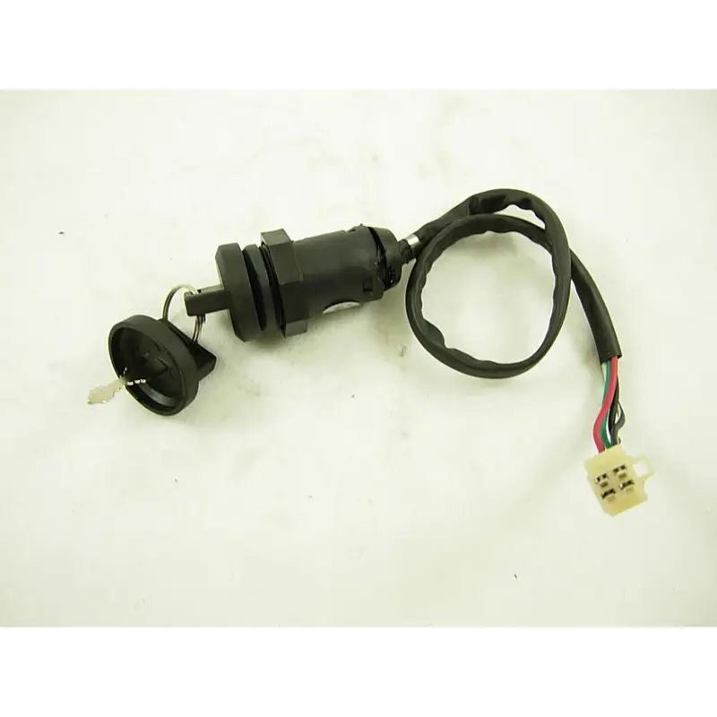 Ignition Key Switch  4 Wire Male Plug  (Ata 135 Du) 1