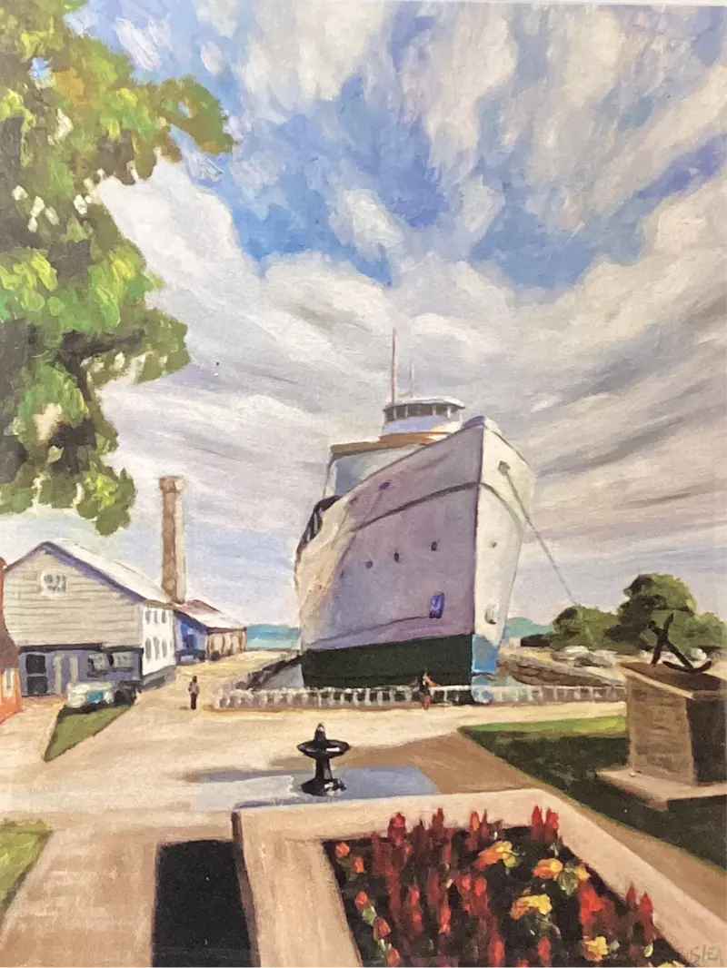 Keewatin, Great Lakes Museum (Card) By Pat Shea 1