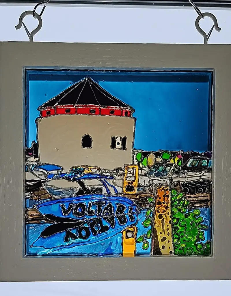 Kingston Confederation Basin Suncatcher Original Art By Lucy De Sousa 1