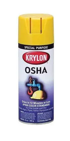 Krylon 1813 Safety Yellow Osha Aerosol 1