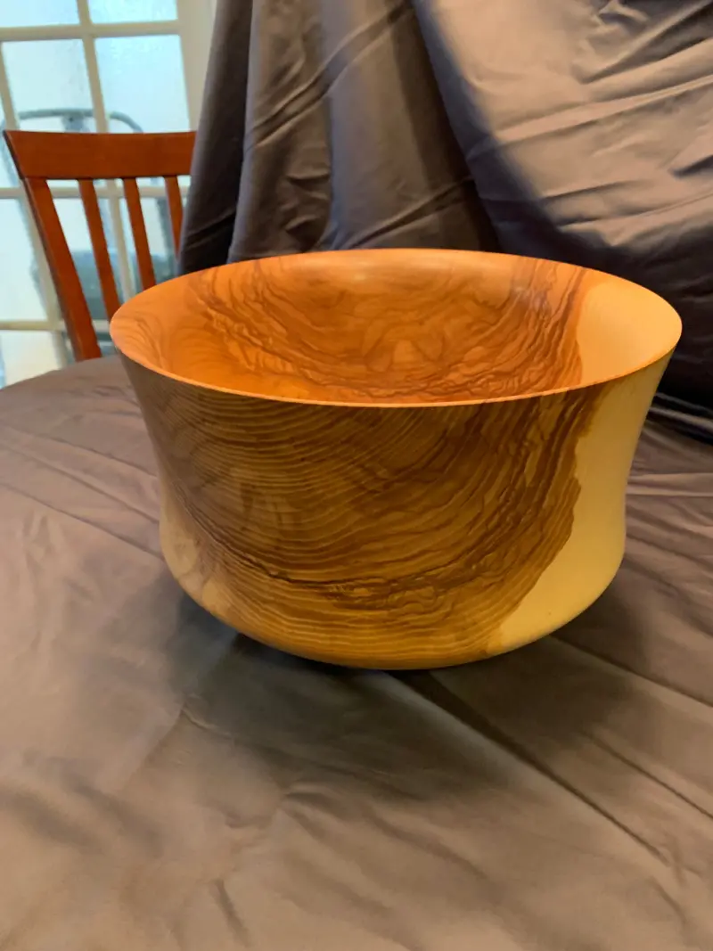 Large Deep Ash Bowl #1108 1