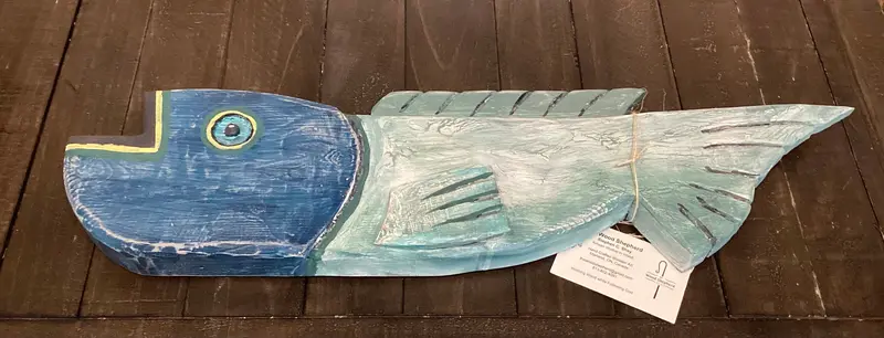 Large Wooden Fish 1