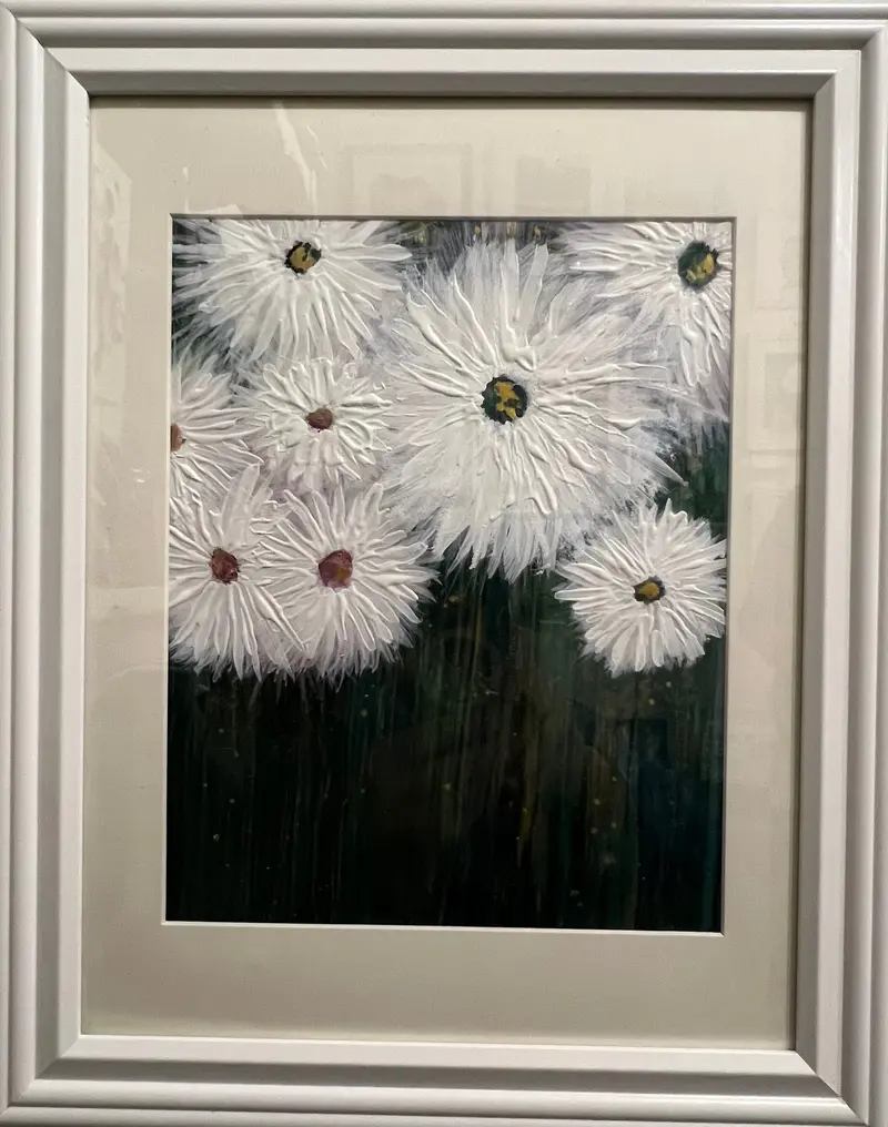 Lazy Daisies - Original Painting By Leslie Welfare 1