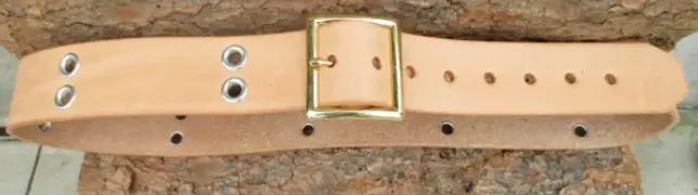 Leather Belt W/Eyelets 1