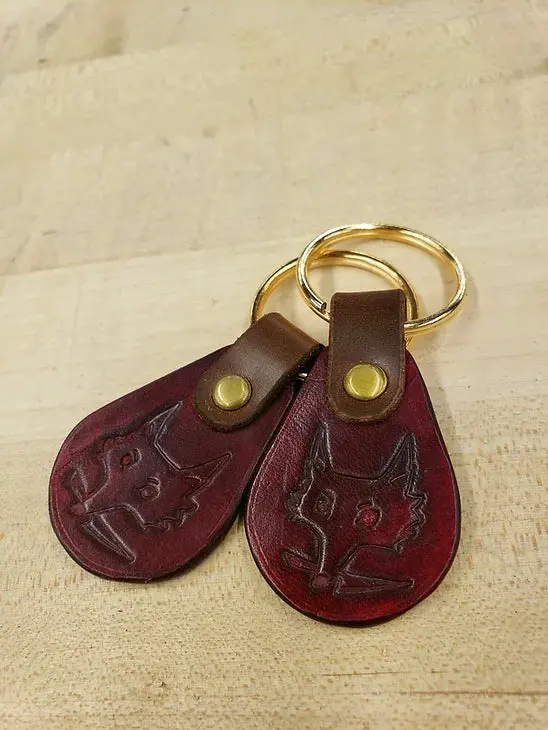 Leather Layered Keychain By David Yi 1