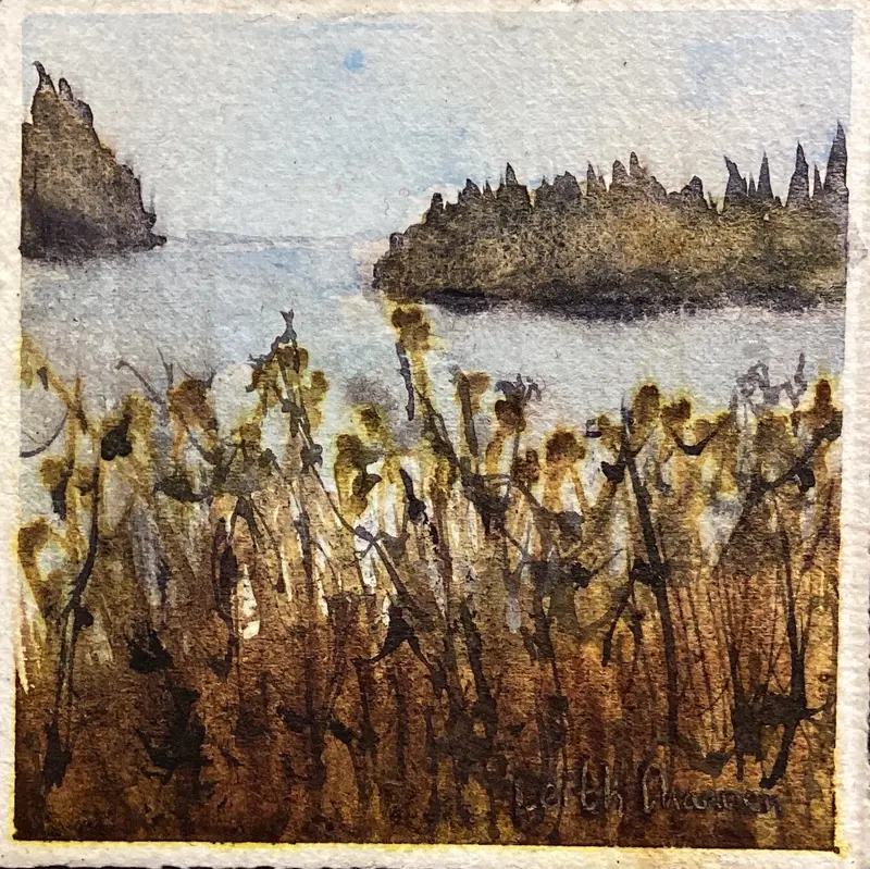 Little Cat Marsh - Original Painting By Leith Channen 1