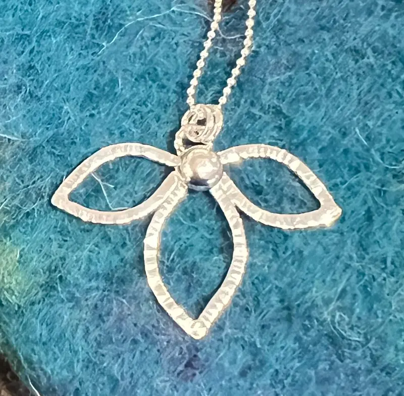 Lotus Pendant Necklace 1