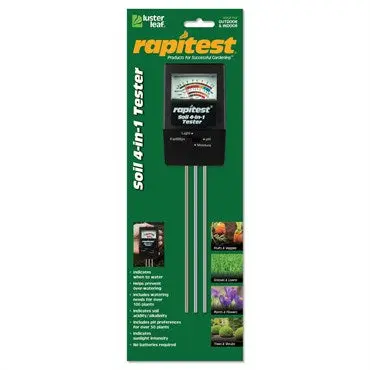 Luster Leaf® Rapitest® Soil 4-In-1 Tester - Test 4 Variables 1