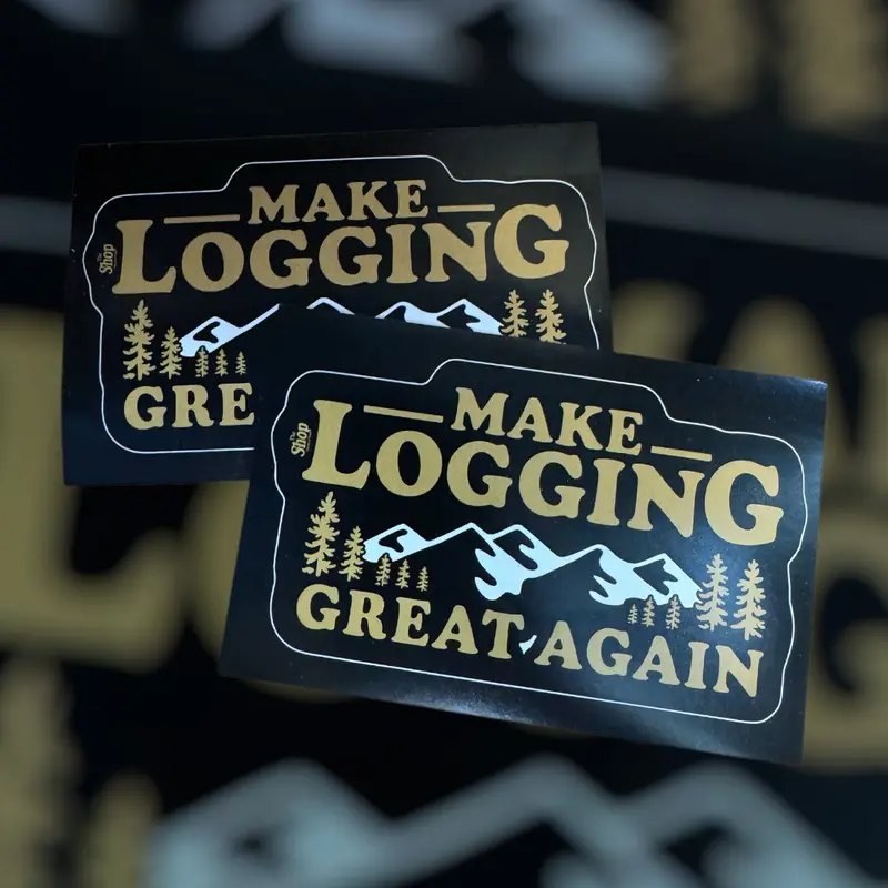 Make Logging Great Again Sticker 1