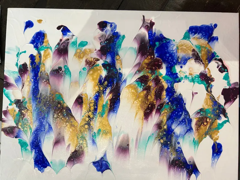 Mardi Gras - Original Painting By Leslie Welfare 1