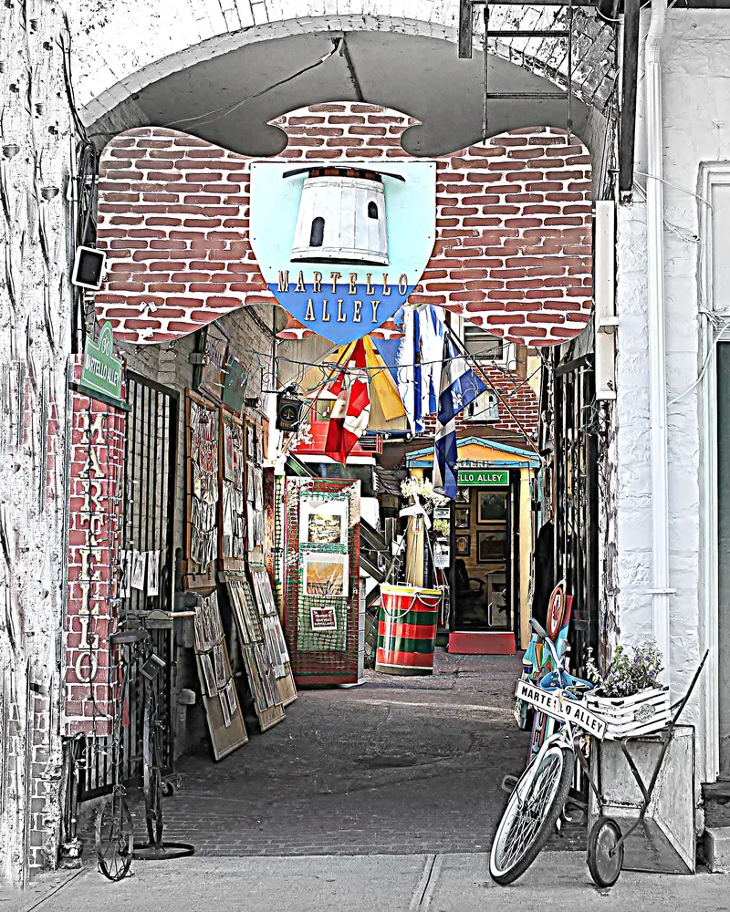 Martello Alley - 8 X 10 Print 1