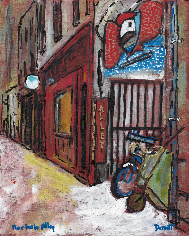 Martello Alley (8X10 Original) 1