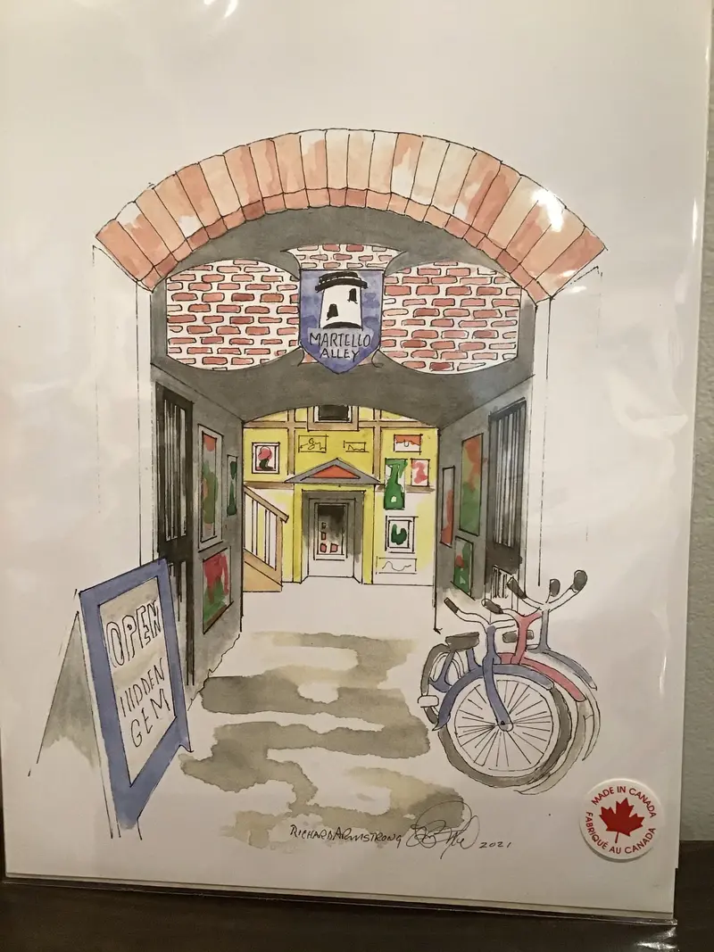 Martello Alley Original By Richard Armstrong 1
