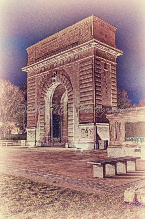Memorial Arch Rmc - Double Matted 8X12 Print (11"X14" Final Size) 1