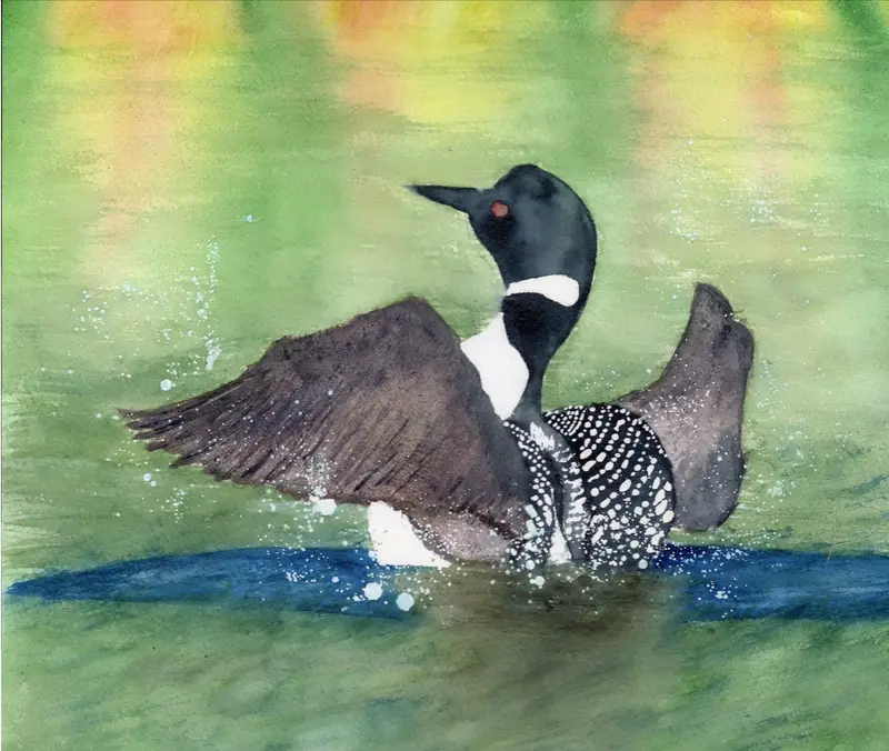 Morning Ablutions - Original Painting By Leith Channen 1