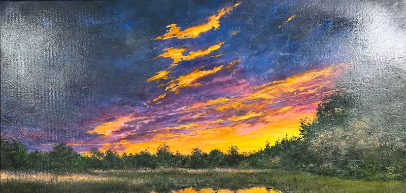 Morning In The Marsh - Original By David Hale 1