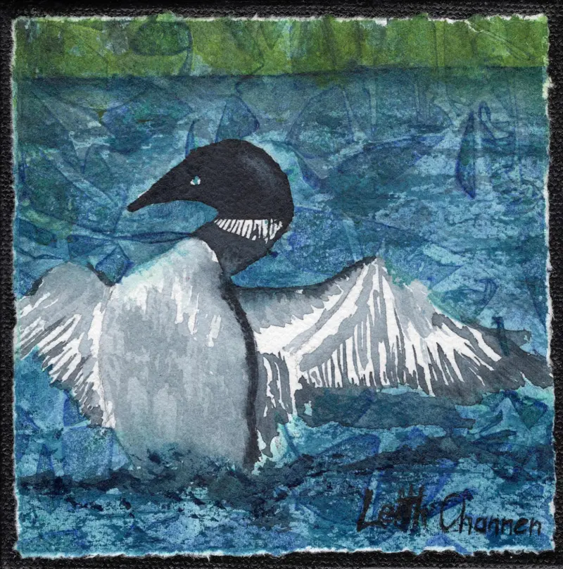 Morning Stretches - Original Painting By Leith Channen 1