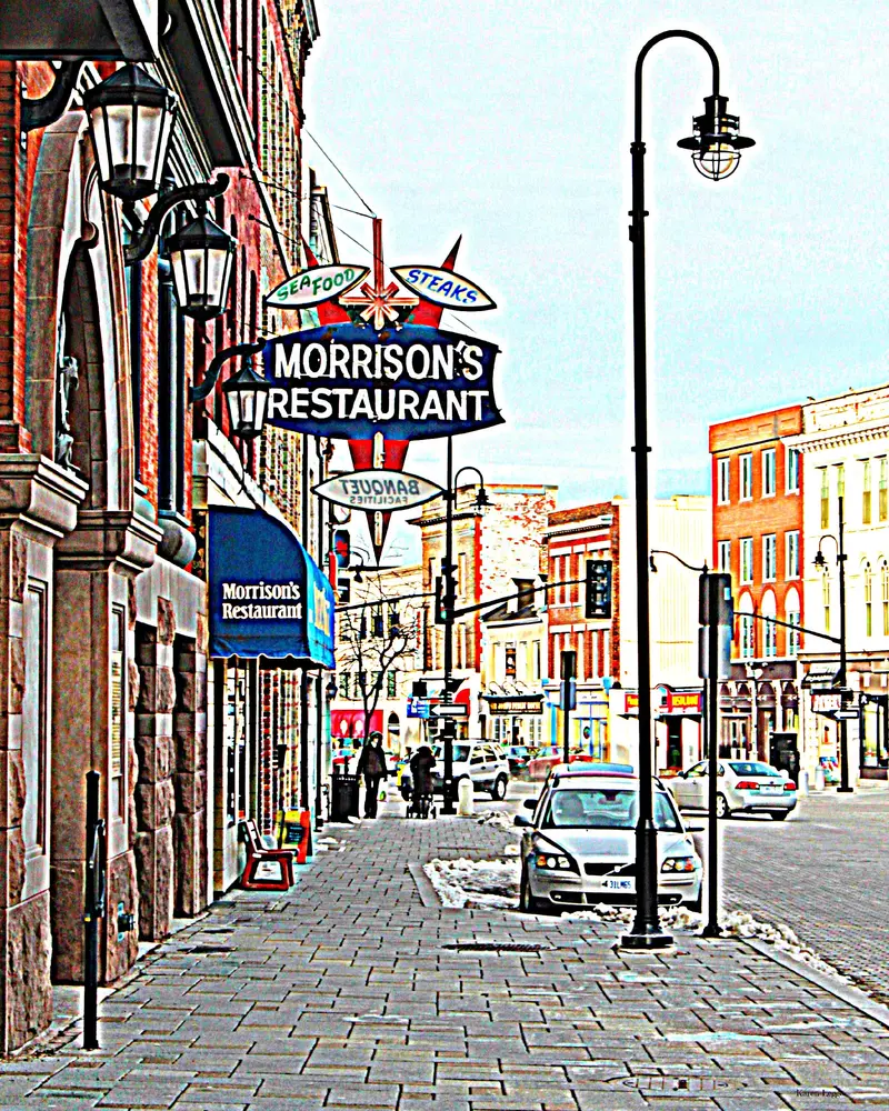 Morrison's Restaurant - 16 X 20 Inch Framed Print 1