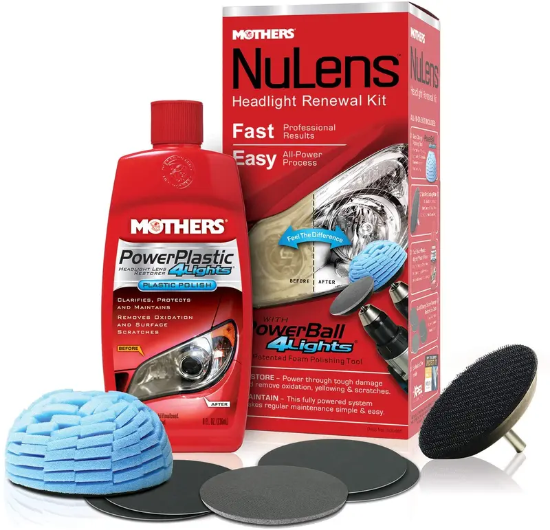 Mothers 07251 Nulens Car Headlight Renewal Kit 1