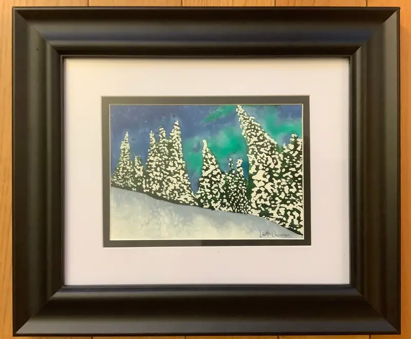 Northern Lights - Original Painting By Leith Channen 1