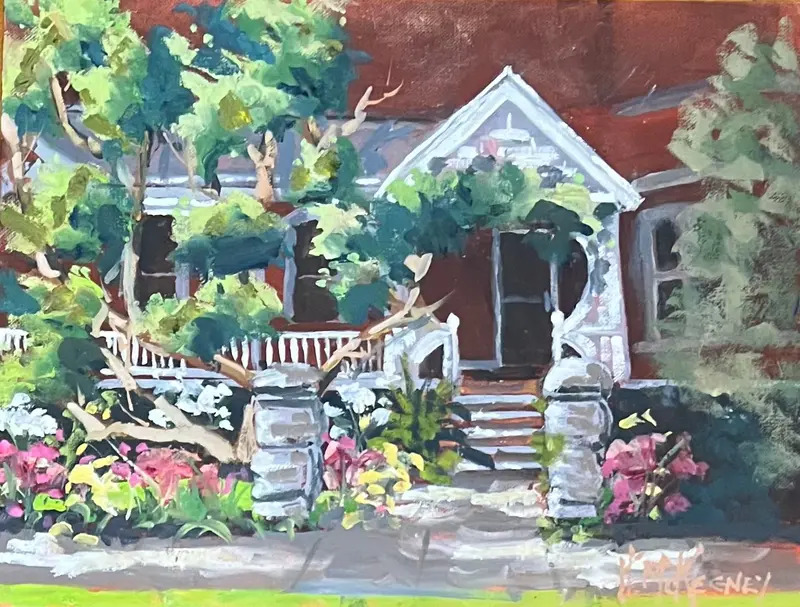 On King Street - Original By Hazel Mckegney 1