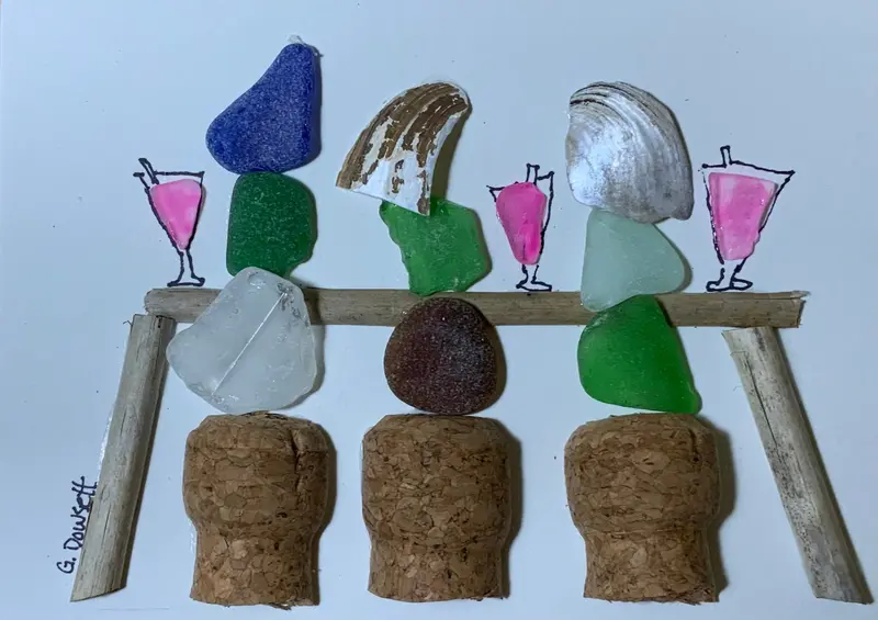 One-Of-A-Kind Sea Glass Art By Gail 1
