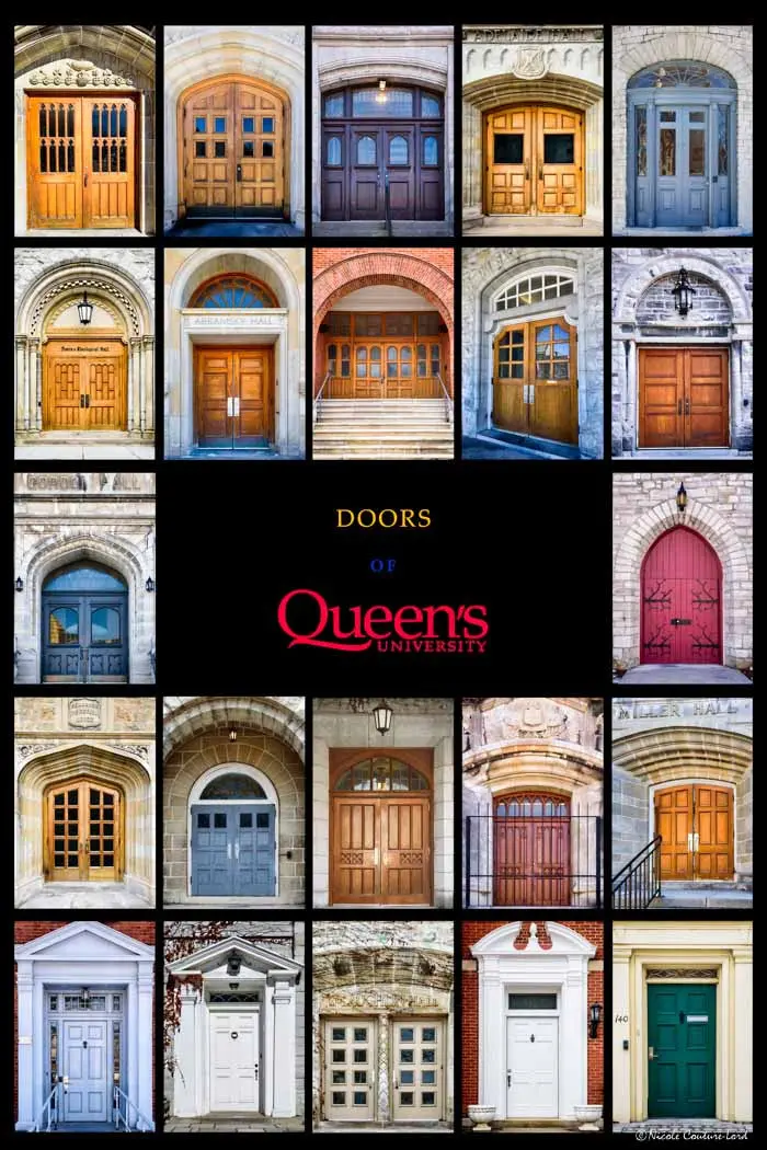 Oversized Card- Doors Of Queen's University 1