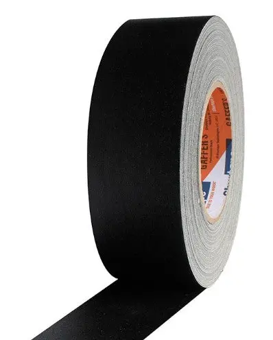 P672 Black Professional Grade Gaff Tape 2" X 50Yd - Shurtape 1