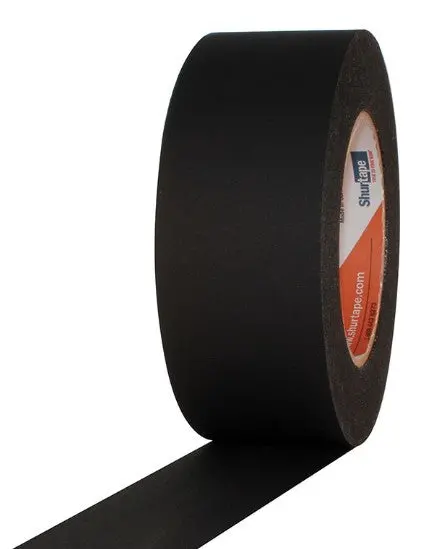 P743 Black Matte Paper Photographic Masking Tape 2" X 60Yd - Shurtape 1