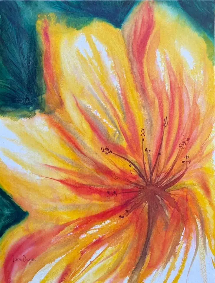 Petal Pusher - Original Painting By Leith Channen 1