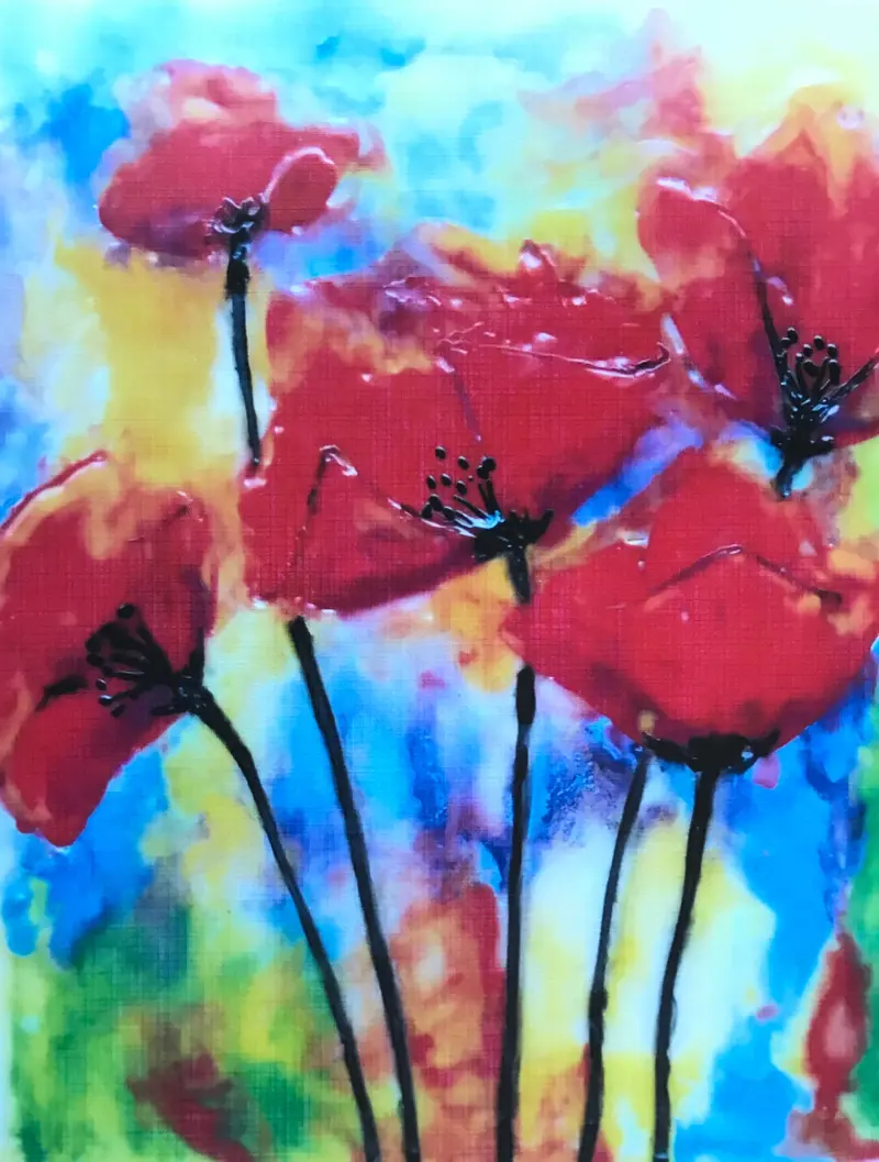 Poppy Bouquet By Cathie Hamilton 1