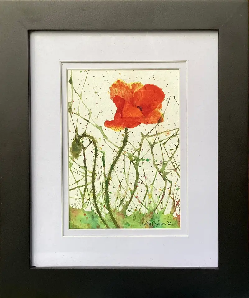 Poppy - Original Painting By Leith Channen 1