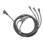 Power All Commercial Grade 125 Volt -7 Ft Lead Cord W/ Three 6 Ft Extension Cords W/ Circuit Breaker 1