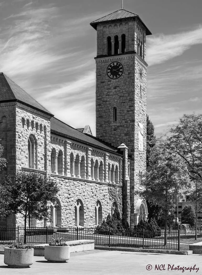 Queen's University Grant Hall - B&W Print 11 X 15 Inches 1