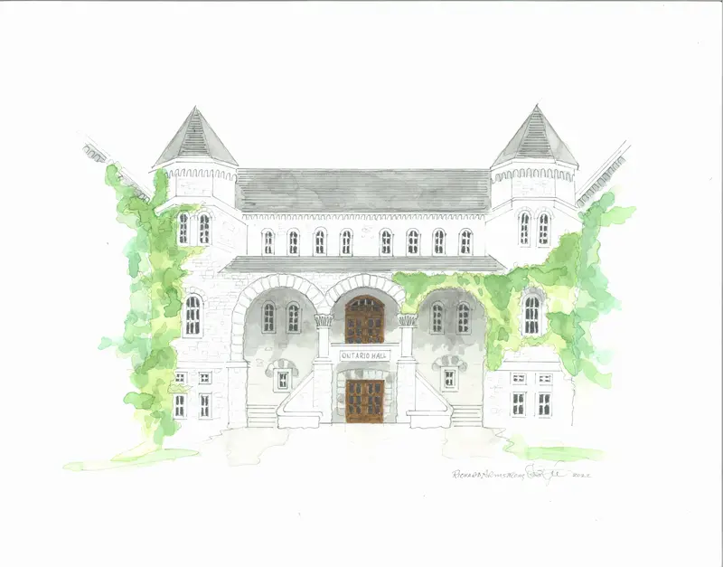 Queen’S University Ontario Hall Original By Richard Armstrong 1